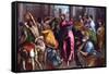 Christ Drives the Dealers from the Temple-El Greco-Framed Stretched Canvas