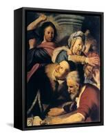 Christ Drives the Money-Changers from the Temple, 1626-Rembrandt van Rijn-Framed Stretched Canvas