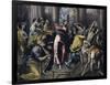 Christ Driving Moneychangers from Temple-El Greco-Framed Giclee Print