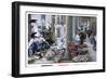 Christ Driving Out Them That Sold and Bought from the Temple-James Tissot-Framed Giclee Print