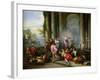 Christ Driving the Merchants from the Temple, c.1720-30-Giovanni Paolo Pannini-Framed Giclee Print