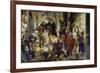 Christ Driving the Merchants from the Temple-Jacob Jordaens-Framed Giclee Print