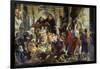 Christ Driving the Merchants from the Temple-Jacob Jordaens-Framed Premium Giclee Print