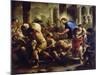 Christ Driving the Merchants from the Temple-Luca Giordano-Mounted Giclee Print