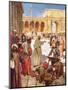 Christ Driving the Money Changers from the Temple-William Brassey Hole-Mounted Premium Giclee Print