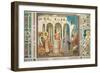 Christ Driving the Money changers from the Temple-Giotto di Bondone-Framed Premium Giclee Print