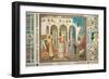 Christ Driving the Money changers from the Temple-Giotto di Bondone-Framed Premium Giclee Print