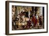 Christ Driving the Money Changers from the Temple-Jacob Jordaens-Framed Premium Giclee Print