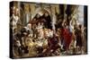 Christ Driving the Money Changers from the Temple-Jacob Jordaens-Stretched Canvas