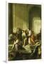 Christ Driving the Money-Changers from the Temple-School of Eustache Le Sueur-Framed Giclee Print