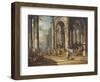 Christ Driving the Money Changers from the Temple-Giovanni Paolo Panini-Framed Giclee Print
