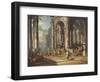 Christ Driving the Money Changers from the Temple-Giovanni Paolo Panini-Framed Giclee Print