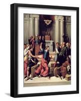 Christ Driving the Money-Changers from the Temple-Benvenuto Tisi Da Garofalo-Framed Giclee Print