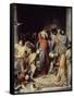 Christ Driving the Money Changers Out of Temple-Carl Bloch-Framed Stretched Canvas
