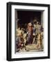 Christ Driving the Money Changers Out of Temple-Carl Bloch-Framed Premium Giclee Print