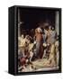 Christ Driving the Money Changers Out of Temple-Carl Bloch-Framed Stretched Canvas