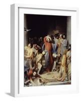 Christ Driving the Money Changers Out of Temple-Carl Bloch-Framed Giclee Print