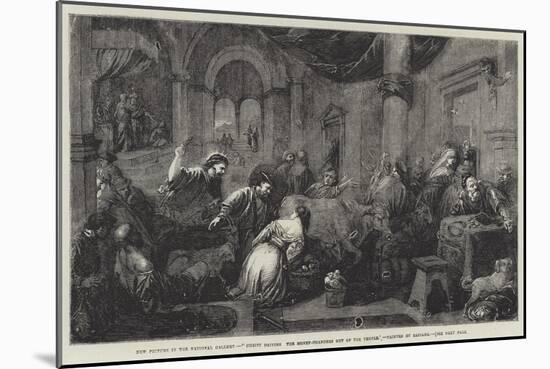 Christ Driving the Money-Changers Out of the Temple-Jacopo Bassano-Mounted Giclee Print
