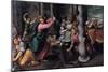 Christ Driving the Money Lenders from the Temple, 1580-1585-Ippolito Scarsellino-Mounted Giclee Print