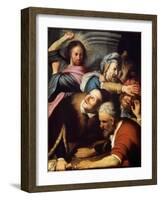 Christ Driving the Money Lenders from the Temple, 1626-Rembrandt van Rijn-Framed Giclee Print