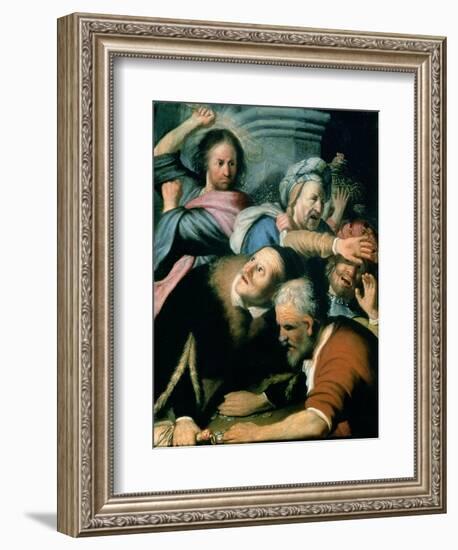 Christ Driving the Moneychangers from the Temple, 1626-Rembrandt van Rijn-Framed Giclee Print