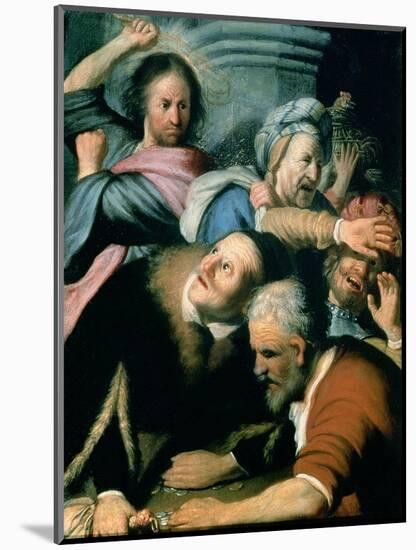 Christ Driving the Moneychangers from the Temple, 1626-Rembrandt van Rijn-Mounted Giclee Print