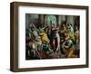 Christ Driving the Moneylenders from the Temple, 1600-El Greco-Framed Premium Giclee Print