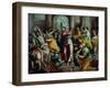 Christ Driving the Moneylenders from the Temple, 1600-El Greco-Framed Giclee Print