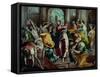 Christ Driving the Moneylenders from the Temple, 1600-El Greco-Framed Stretched Canvas