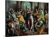 Christ Driving the Moneylenders from the Temple, 1600-El Greco-Stretched Canvas