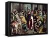 Christ Driving the Traders from the Temple, circa 1600-El Greco-Framed Stretched Canvas