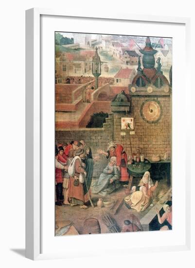 Christ Driving the Traders from the Temple' (Detail), C1584-1638-Pieter Brueghel the Younger-Framed Giclee Print