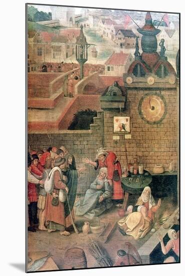 Christ Driving the Traders from the Temple' (Detail), C1584-1638-Pieter Brueghel the Younger-Mounted Giclee Print