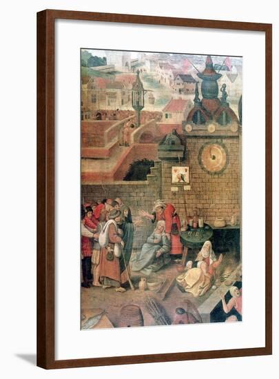 Christ Driving the Traders from the Temple' (Detail), C1584-1638-Pieter Brueghel the Younger-Framed Giclee Print