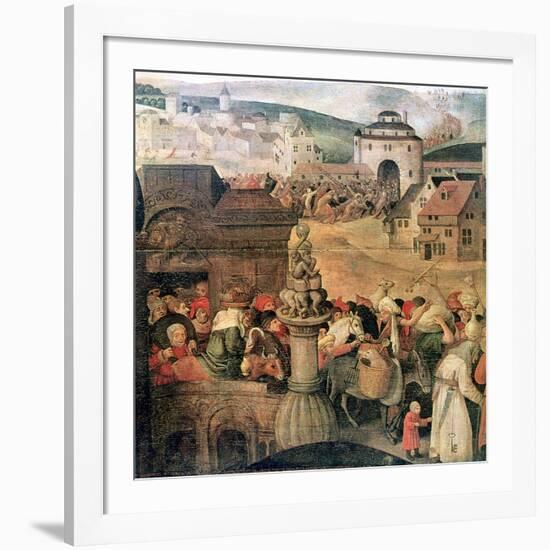 Christ Driving the Traders from the Temple' (Detail), C1584-1638-Pieter Brueghel the Younger-Framed Giclee Print