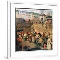 Christ Driving the Traders from the Temple' (Detail), C1584-1638-Pieter Brueghel the Younger-Framed Giclee Print