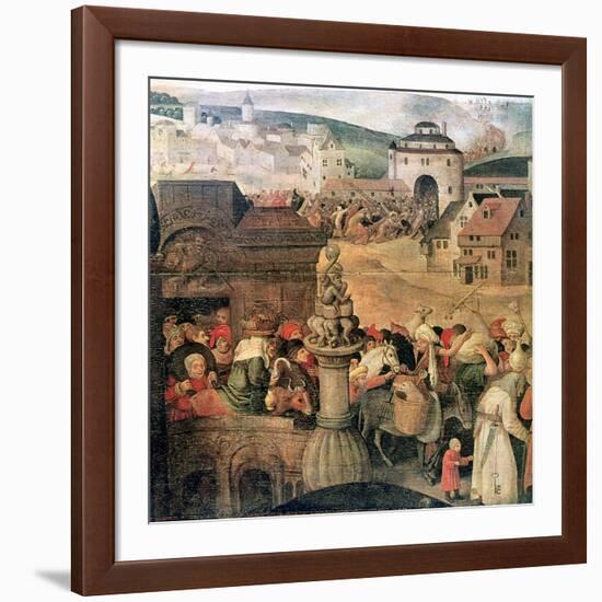 Christ Driving the Traders from the Temple' (Detail), C1584-1638-Pieter Brueghel the Younger-Framed Giclee Print