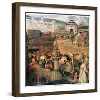 Christ Driving the Traders from the Temple' (Detail), C1584-1638-Pieter Brueghel the Younger-Framed Giclee Print