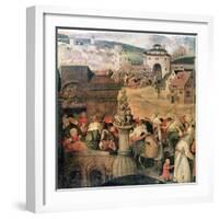 Christ Driving the Traders from the Temple' (Detail), C1584-1638-Pieter Brueghel the Younger-Framed Giclee Print