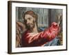 Christ Driving the Traders from the Temple, Detail of Christ, C.1600-El Greco-Framed Giclee Print