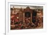 Christ Driving The Traders From The Temple-Pieter Bruegel the Elder-Framed Giclee Print