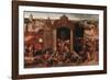 Christ Driving The Traders From The Temple-Pieter Bruegel the Elder-Framed Giclee Print