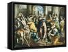 Christ Driving the Traders from the Temple-El Greco-Framed Stretched Canvas