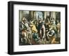 Christ Driving the Traders from the Temple-El Greco-Framed Art Print