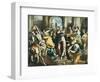 Christ Driving the Traders from the Temple-El Greco-Framed Art Print