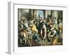 Christ Driving the Traders from the Temple-El Greco-Framed Art Print