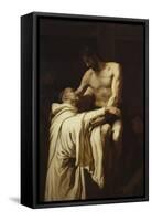 Christ Embracing Saint Bernard, Ca. 1626-Francisco Ribalta-Framed Stretched Canvas