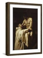 Christ Embracing Saint Bernard, Ca. 1626-Francisco Ribalta-Framed Giclee Print