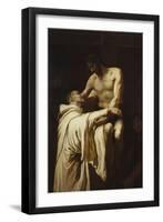 Christ Embracing Saint Bernard, Ca. 1626-Francisco Ribalta-Framed Giclee Print