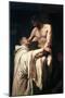 Christ Embracing St. Bernard-Francisco Ribalta-Mounted Giclee Print